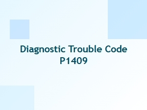 Code P1409 Definition and Meaning